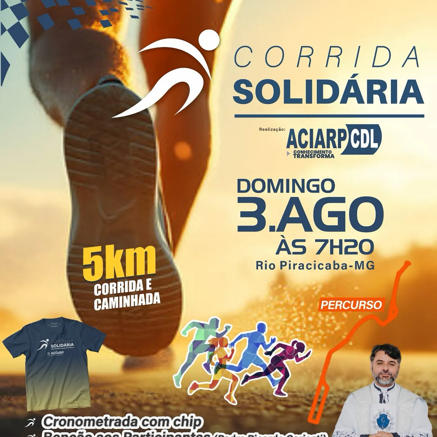 Evento: Corrida Solidária ACIARP 2025 - Rio Piracicaba/MG